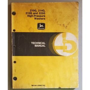 John Deere 200 Series High Pressure Washers TM1383 Technical Manual